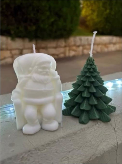 Evergreen Santa Duo